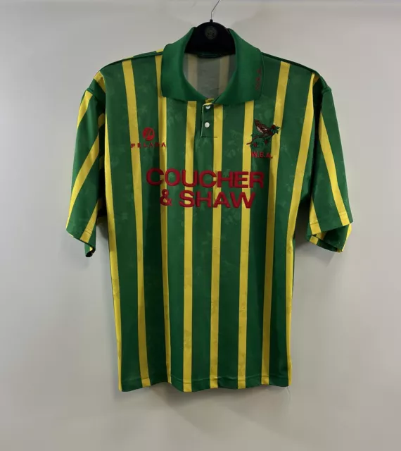 West Bromwich Albion Away Football Shirt 1993/94 Adults Small Pelada C768