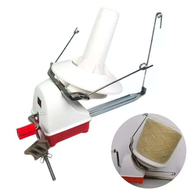 Needlecraft Yarn Ball Winder Wool Yarn Ball Winder Fiber String, Hand Operated