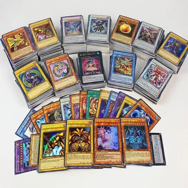 Lot de 50 Cartes Yu-Gi-Oh Sans Double Françaises + RARES + BRILLANTES