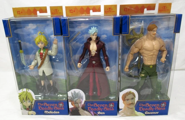 Zhongkaihua Set 3 Figure Seven Deadly Sins – King (16cm), Meliodas (18cm), Ban (20cm) – PVC