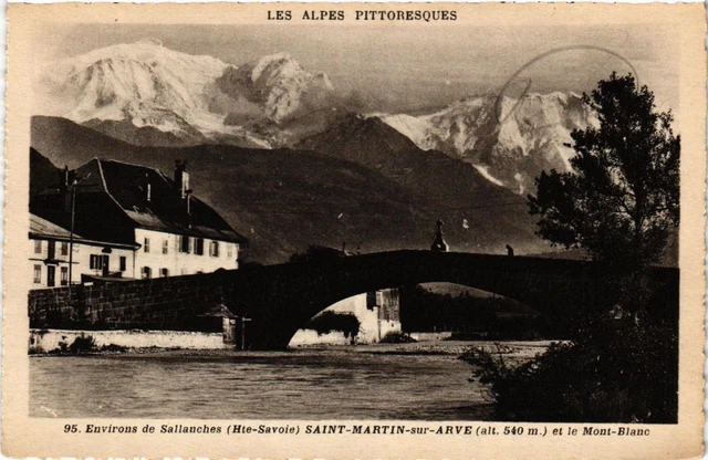 CPA Env. de SALLANCHES - St-MARTIN-sur-ARVE (Alt 540 (248029)
