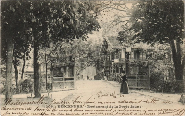 CPA VINCENNES Restaurant del a Porte Jaune (999696)