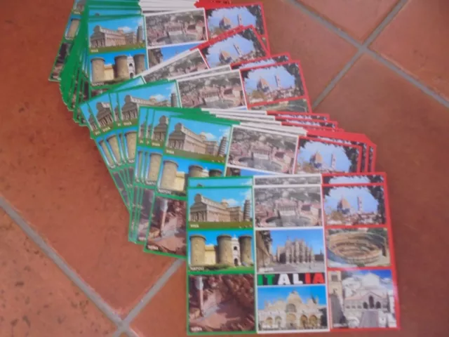 50 Cartoline Postcards Italia Citta'  Vaticano Firenze Napoli Milano Roma Amalfi