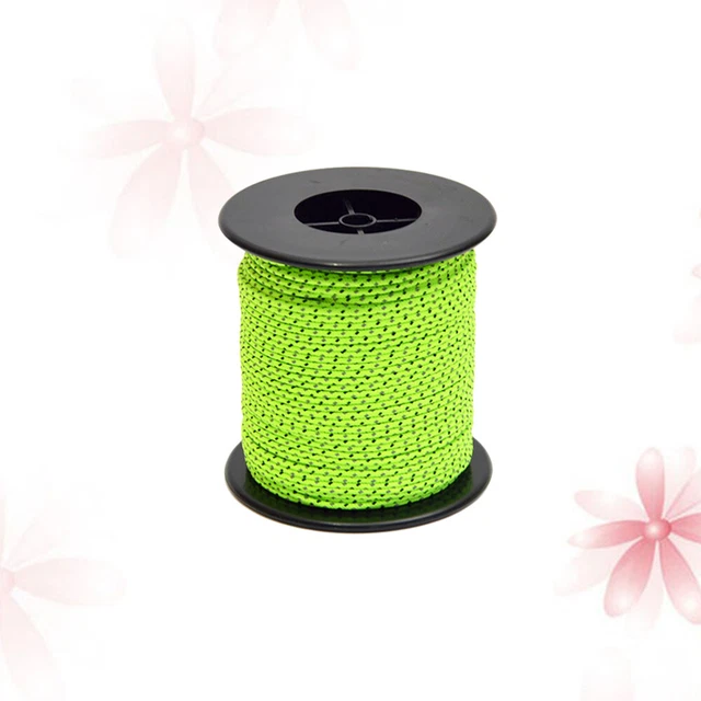 Baldacchino da campeggio esterno 2,5 mm diametro 50 m lunghezza verde riflettente linea da ragazzo
