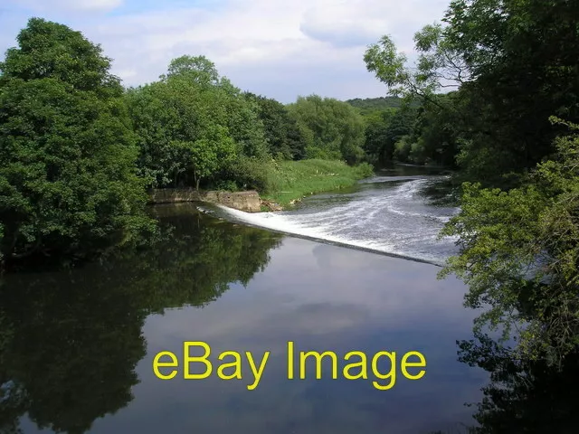 Photo 6x4 Newlay Weir River Aire Horsforth  c2006