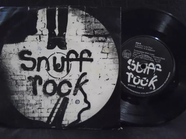 Alberto Lost Trios De Paranoias " Snuff Rock  4 Track E.p " Ex+Cond.in Pic Sl.