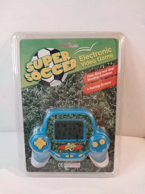 NEW SUPER SOCCER Electronic Video Game Hand Held Battery Operated Vintage​