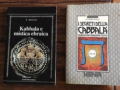 Cabbalà Kabbala  2 Libri I segreti della Cabbalà e Kabbala e mistica ebraica.