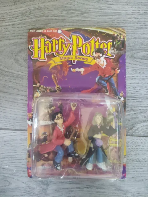 Rare Bootleg Harry Potter Magic Series Figurines Harry Hagrid Vintage Collectors