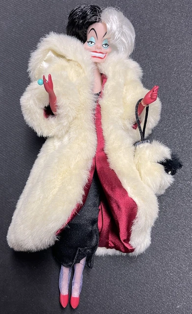 DISNEY VILLAINS CRUELLA De Vil Doll Theme Park Exclusive Limited Edition RARE!! EUR 65,47 