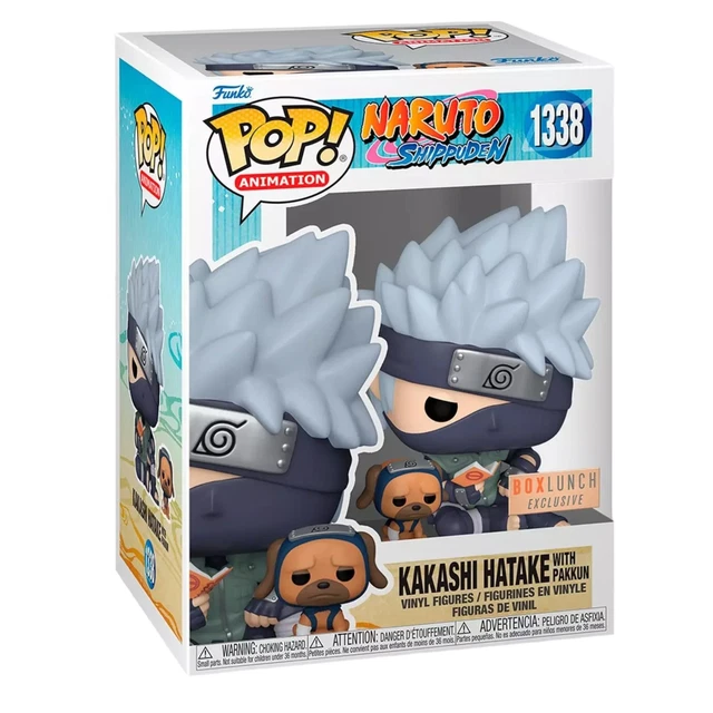 NARUTO 1338 KAKASHI Hatake With Pakkun Box Lunch Exclusive Funko Pop £