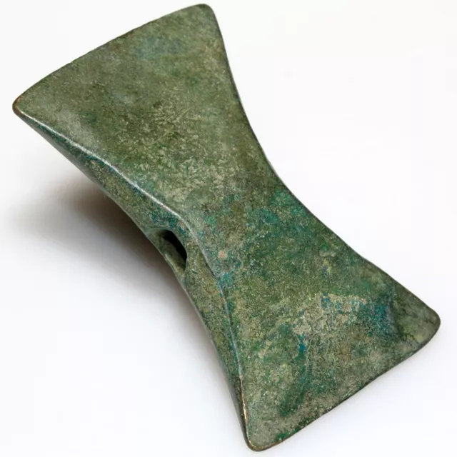 Ancient Celtic bronze ax pendant tool circa 300-100 BC