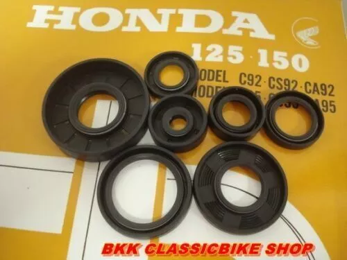 Honda Benly 125 150 C92 CA92 CB92 CS92 C95 CA95 CS95 Engine Oil Seal Set JAPAN