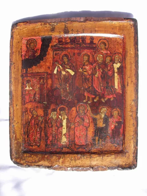 Icona russa antica originale, Russian icon, Russische Ikone, Icon, Ikon, Ikone.