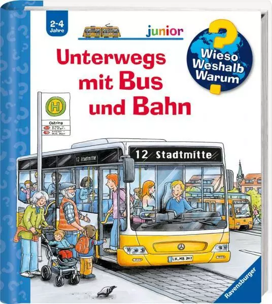 Ravensburger Buch Wieso? Weshalb? Warum? Junior Unterwegs Bus Bahn Band 63 32672