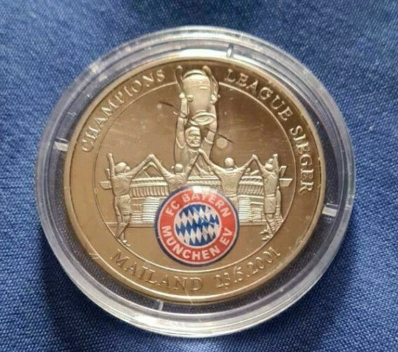 MÜNZE / MEDAILLE Fc Bayern München Champions League Sieger 2001 Versilbert EUR 20,00 PicClick DE MÜNZE / MEDAILLE Fc Bayern München Champions League Sieger 2001 Versilbert EUR 20,00 PicClick DE