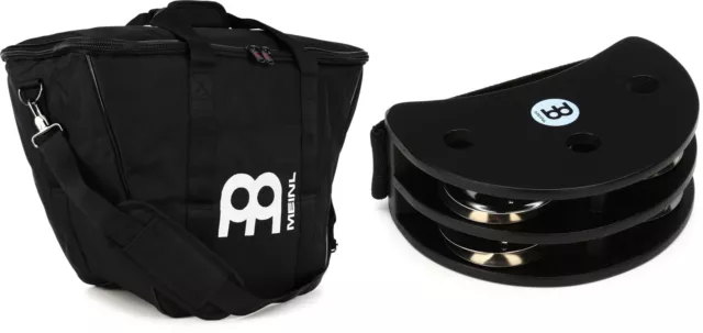 Meinl Percussion MTOPCJB + Meinl Percussion FJS2S-BK Value Bundle