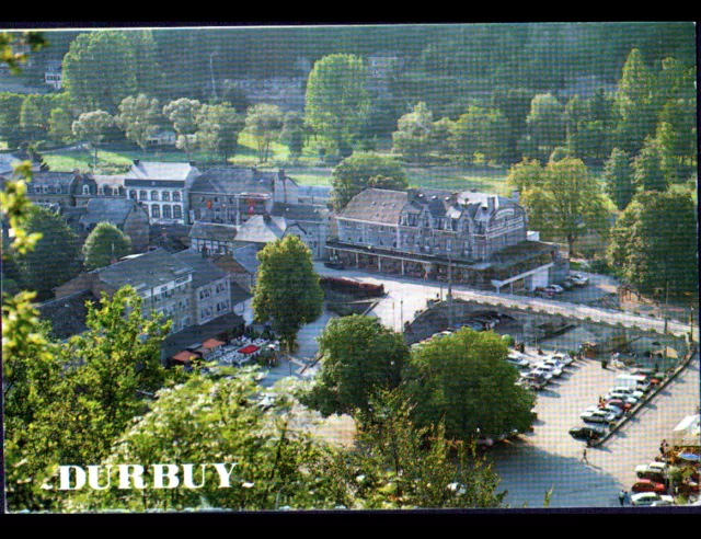 DURBUY (BELGIQUE) COMMERCES & HOTEL-RESTAURANT en vue aérienne