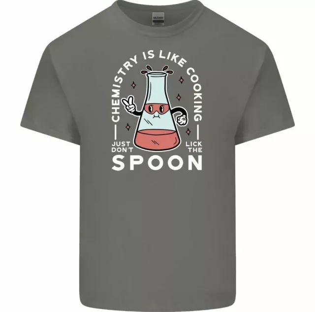 Chemistry is Like Cooking lustiges Herren-T-Shirt Just Don't Lick the Spoon 2