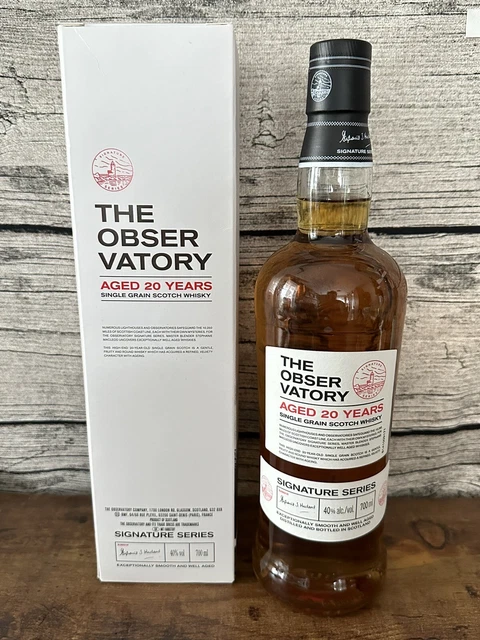 THE OBSERVATORY - Single Grain Scotch Whisky - aged 20 Years - 40% vol ...