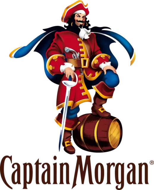 CAPTAIN MORGAN Color Vinyl Decal Sticker Waterproof