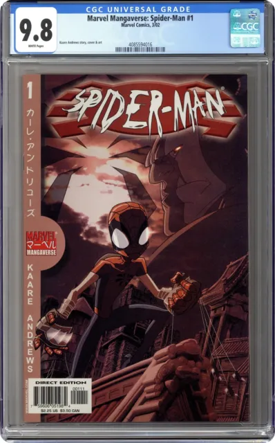 Marvel Mangaverse Spider-Man #1 CGC 9.8 2002 4085594016