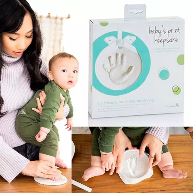 Baby Handprint Footprint Kit Newborn Hand and Foot Print Casting Keepsake Gift