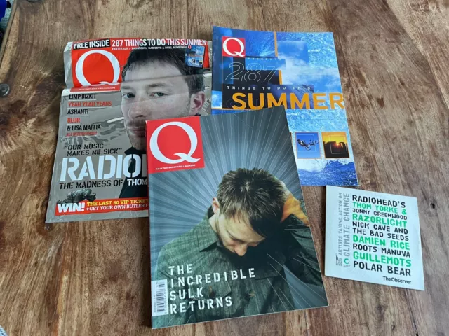 Radiohead / Thom Yorke - Q Magazine July 2003 (Complete) / Observer Cd