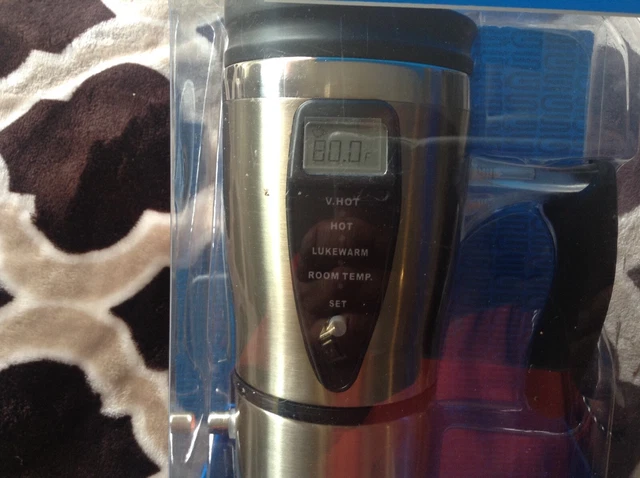 Brand New! SmartGear 12V digital heated mug plug in car great for travel 4