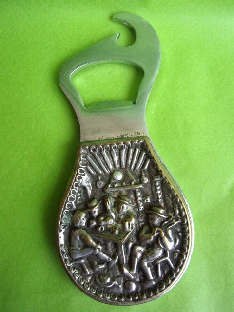 Ancien Décapsuleur Métal Caisse D'Epargne - Longueur 9,5 Cm, France