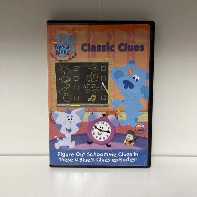 BLUE'S CLUES CLASSIC Clues DVD Good Condition DVD Nick Jr Blues Clues ...