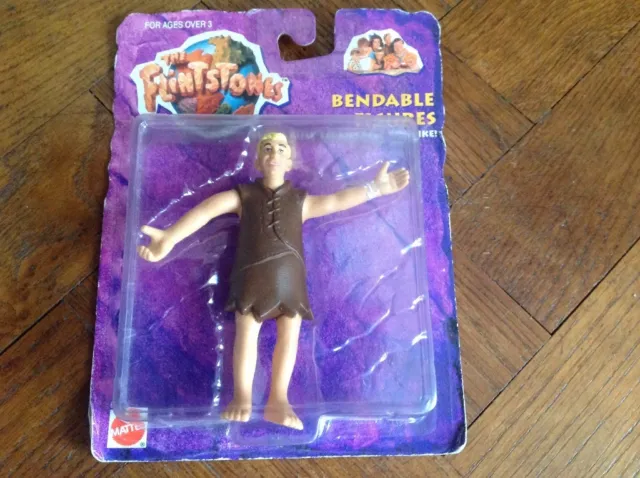 1993,,,, Collectable ...Barney ...From The Flintstones, Bendy Figure,...Mattel