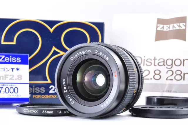 "Near Mint w/Box" Contax Carl Zeiss Distagon T* 28mm f/2.8 MMJ Lens C/Y #894