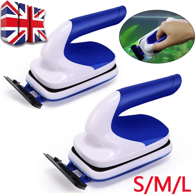 Aquarium Magnetic Floating Cleaner Brush Fish Tanks Glass Algae Cleaning Scraper