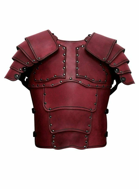 Armure médiévale en cuir viking celtique théâtrale LARP SCA costume...