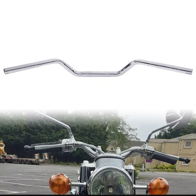 Chrome 1" Motorcycle Drag Bar Handlebars Bars For Harley Sportster 883 1200 XL