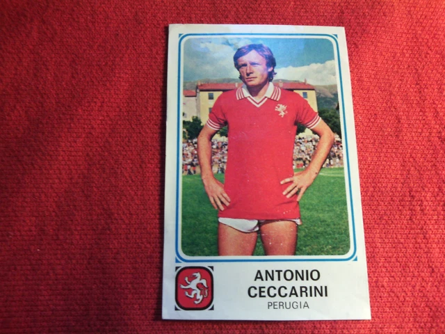 Gianni Rivera figurina album Calciatori Panini 1978 1979 con Velina