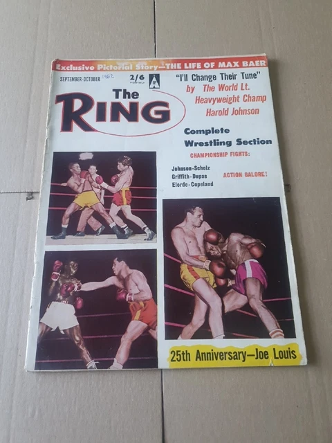Vintage Boxing The Ring Magazine 1962 September-October (TRM.B7)
