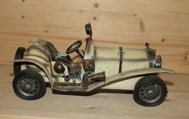 Vintage hand made metal retro toy car