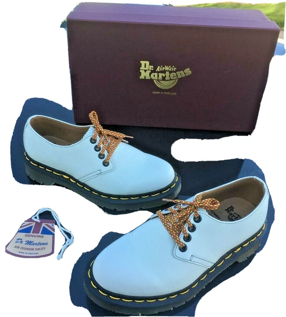 Scarpe in pelle bianca Dr Martens 1561 commes des garcon UK 3 EU 36 Made in England