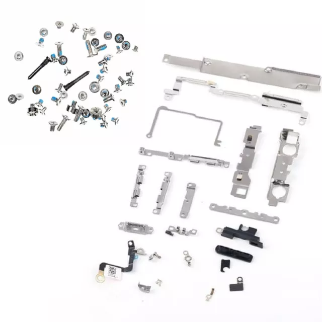 For iPhone X Bracket Screw Set Inner Metal Shields Holding Brackets Screws