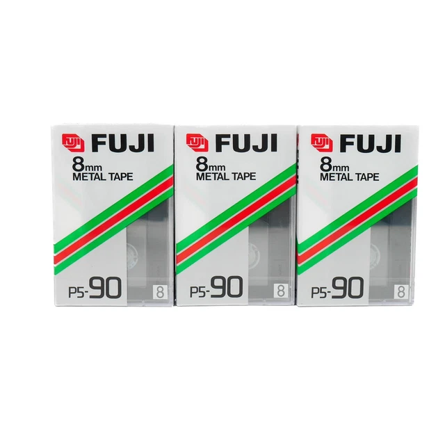LOT DE 3 Cassettes Fuji HQ+ P590 Minutes Metal Tape 8mm Video8 Hi8 Dig