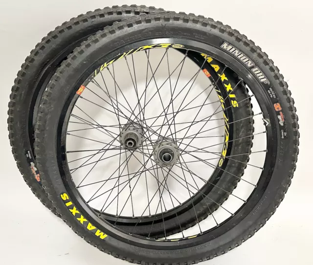 MAVIC 721 SSC Mountain Bike 20mm 150mm Wheelset 26" Maxxis Tires Bontrager HUBs MAVIC 721 SSC Mountain Bike 20mm 150mm Wheelset 26" Maxxis Tires Bontrager HUBs