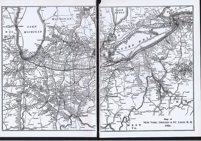 New York, Chicago & St. Louis. Nickel Plate Road Railroad History