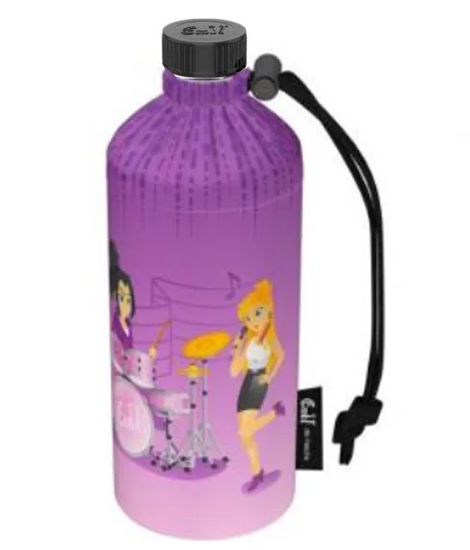 Emil die Flasche Glasflasche Weithals 0,4 Liter Popstars Trinkflasche