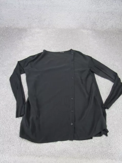Bailey 44 Shirt Womens Medium Black Long Sleeve Button Up