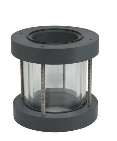 Plast-O-Matic Gy100v-Pv Double Wall Sight,1 In. Fnpt,Pvc