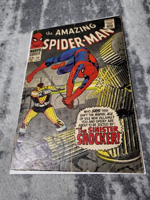 Amazing Spider-Man #46 GD 1st Appearance Shocker! Marvel 1967