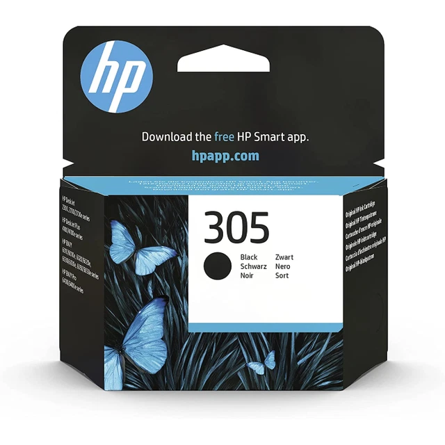 CARTUCCIA ORIGINALE HP 305 NERO 3YM61AE - compatibile con stampanti HP DeskJet s