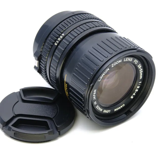 Canon FD 28-55mm 1:3.5-4.5 nFD Weitwinkel Zoom Macro Objektiv lens A-1 AE / FUNG